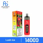 FUMOT Altera 14K Lush Ice disposable vape with red device and retail box