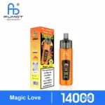 FUMOT Altera 14K Magic Love disposable vape with orange device and retail box