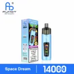 FUMOT Altera 14K Space Dream disposable vape with light blue device and retail box