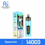 FUMOT Altera 14K Spearmint disposable vape with turquoise device and retail box