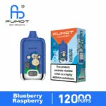 FUMOT Digital Box 12000 Blueberry Raspberry disposable vape