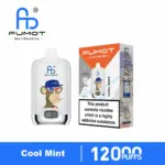 FUMOT Digital Box 12000 Cool Mint disposable vape