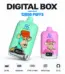 FUMOT Digital Box 12000 rechargeable disposable vape with LED battery and e-liquid display