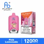 FUMOT Digital Box 12000 Pink Lemonade disposable vape