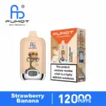 FUMOT Digital Box 12000 Strawberry Banana disposable vape