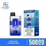 FUMOT ECO 2in1 50K vape device and box for the Cactus Ice & Cactus Kiwi flavor pair