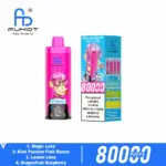 FUMOT ECO 4in1 80K vape and box, Magic Love four-flavor combination
