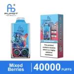 FUMOT Leopard 40K Mixed Berries flavor disposable vape