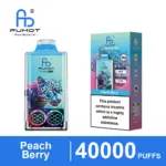 FUMOT Leopard 40K Peach Berry flavor disposable vape