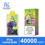 FUMOT Leopard 40K Pink Lemonade flavor disposable vape