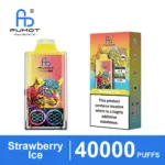 FUMOT Leopard 40K Strawberry Ice flavor disposable vape