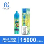 Fumot Tornado 15000 Blue Razz Lemonade disposable vape with retail packaging