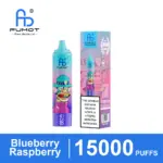 Fumot Tornado 15000 Blueberry Raspberry disposable vape with retail packaging