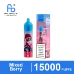 Fumot Tornado 15000 Mixed Berry disposable vape with retail packaging