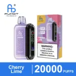FUMOT Tornado 20000 Cherry Lime disposable vape and packaging