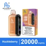 FUMOT Tornado 20000 Huckleberry disposable vape and packaging