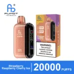 FUMOT Tornado 20000 Strawberry Raspberry Cherry Ice disposable vape and packaging