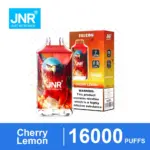 JNR Falcon 16K Cherry Lemon disposable vape with retail box