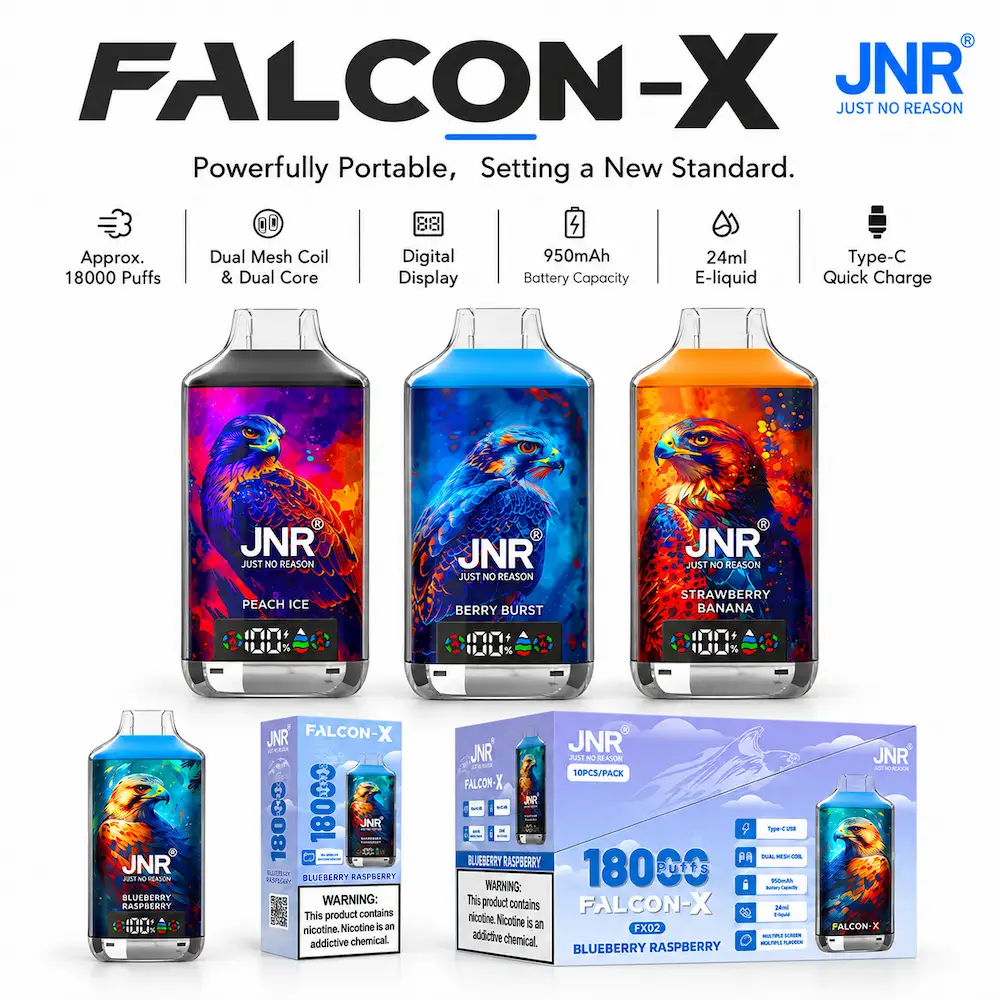 JNR Falcon-X 18K disposable vape