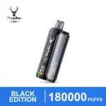 Black STAGBAR 6-in-1 180K Black Edition disposable vape