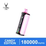 Pink STAGBAR 6-in-1 180K Candy Edition disposable vape devices