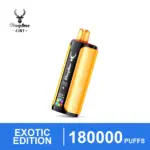 Orange STAGBAR 6-in-1 180K Exotic Edition disposable vape devices
