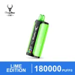 Green STAGBAR 6-in-1 180K Lime Edition disposable vape devices