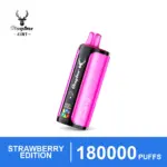 Pink STAGBAR 6-in-1 180K Strawberry Edition disposable vape