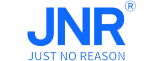 JNR logo with Just No Reason tagline